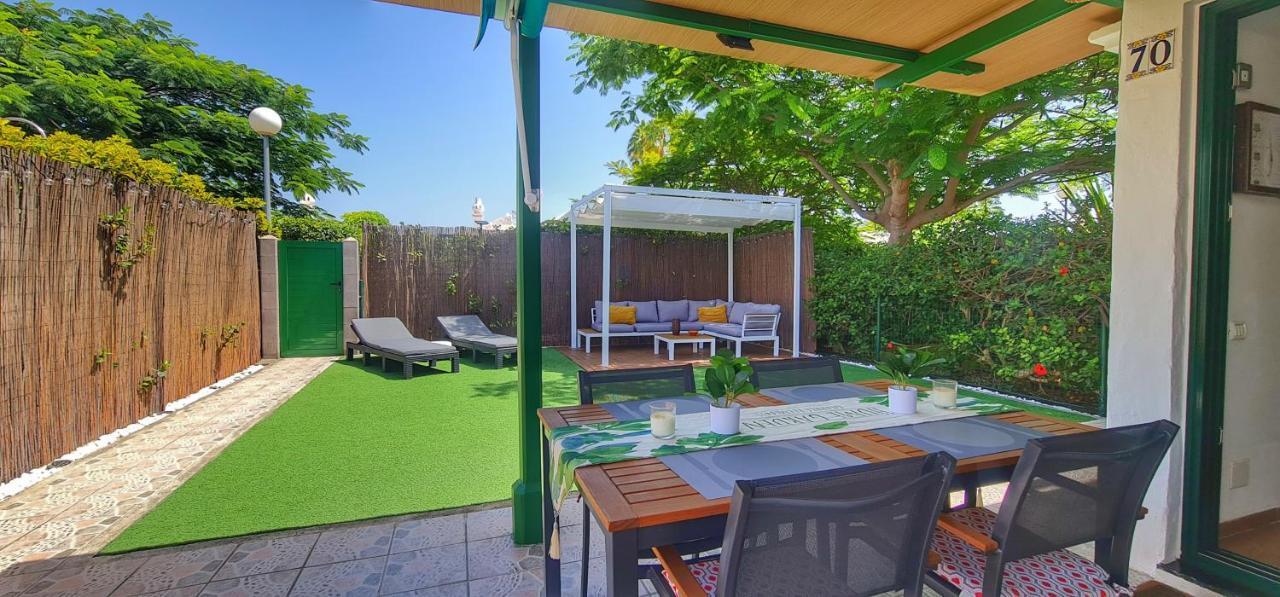 Bungalows Playa Flor, Campo Internacional, Maspalomas. ماسبالوماس المظهر الخارجي الصورة